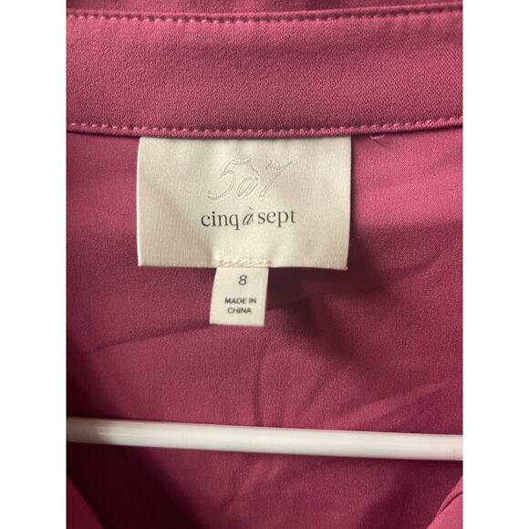 CINQ À SEPT McKenna Knot-Front Shirtdress - Picture 3 of 4